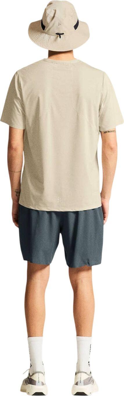 Camisola de manga curta Craft Pro Trail bege para homem 6/7