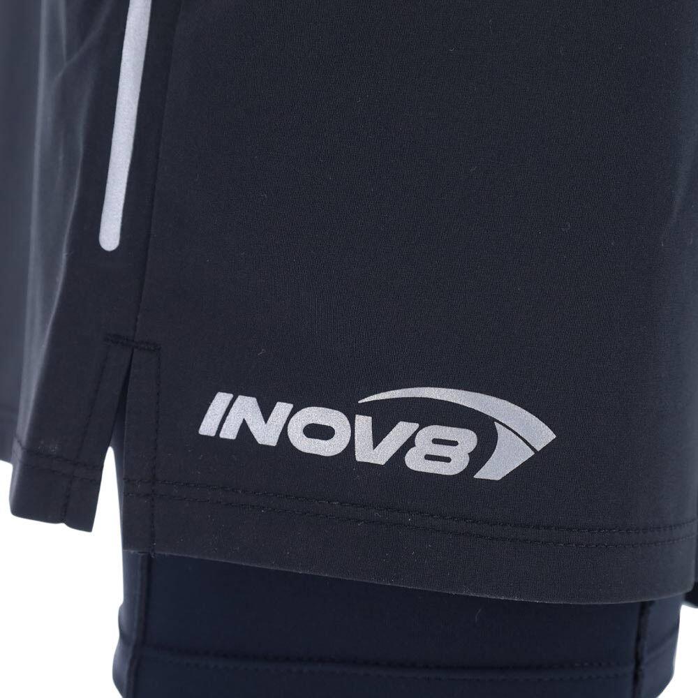 Short 2-en-1 Inov 8 Airlite Noir Homme 4/4
