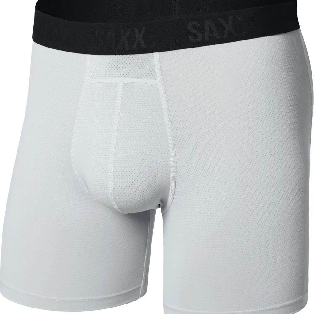 Saxx Smooth Flex Light Compression Boxer Briefs, Gray, Men's