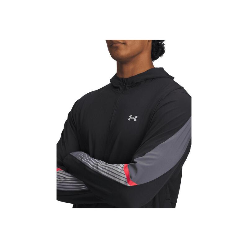 Geacă de alergare pentru bărbați Under Armour Velociti Storm cu glugă