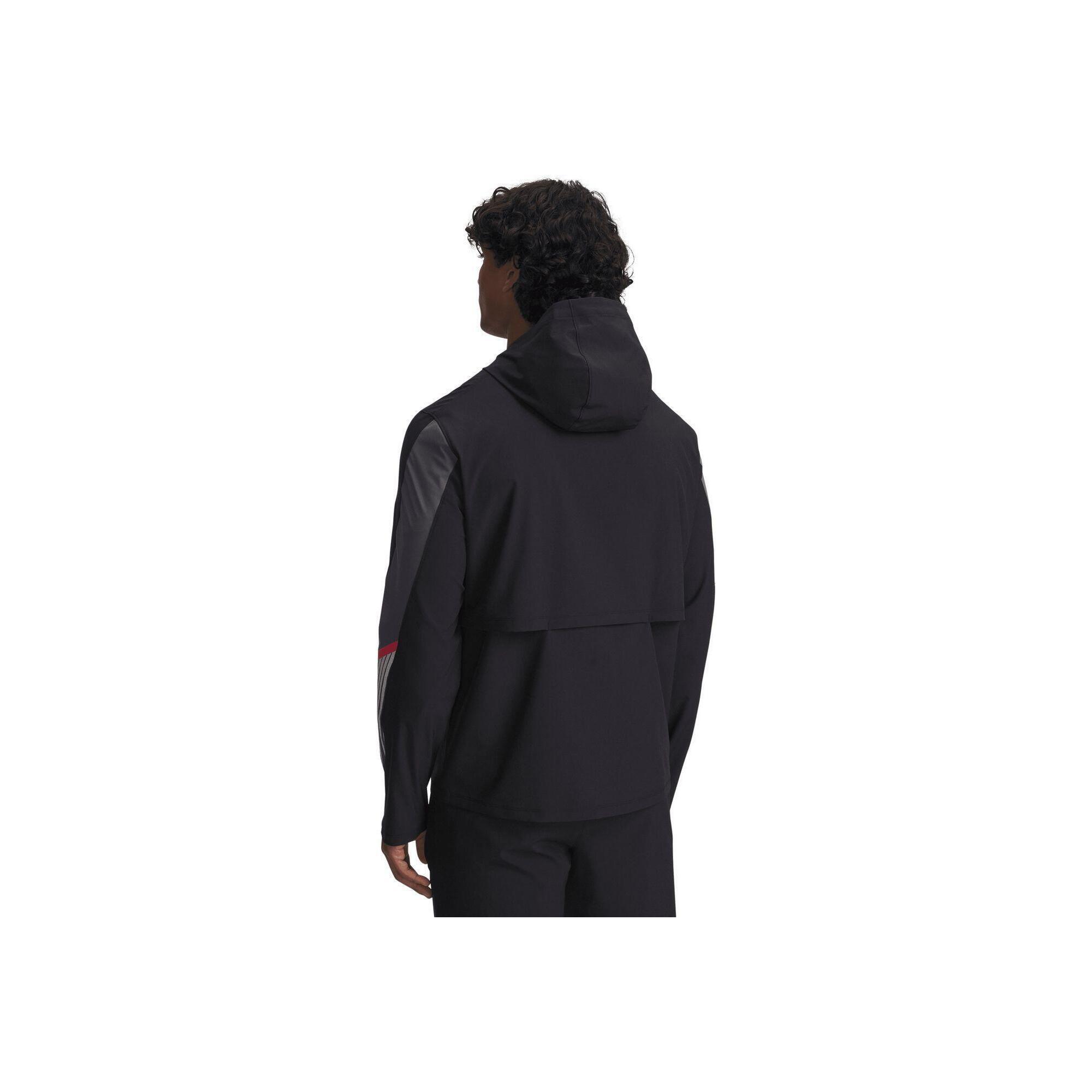 Geacă de alergare pentru bărbați Under Armour Velociti Storm cu glugă