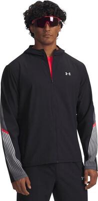 Heren under armour velociti storm hooded jacket zwart