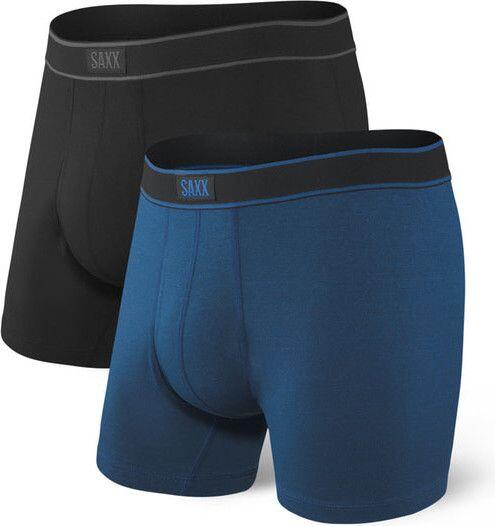 Boxers Saxx Daytripper Noir Bleu Homme (Lot de 2)