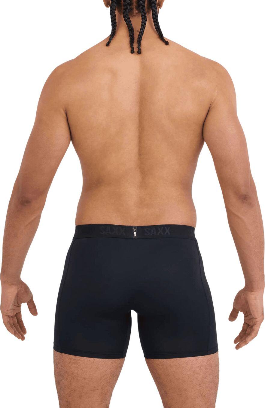 Boxer Saxx Smooth Flex Light Compression Preto Homem 3/4