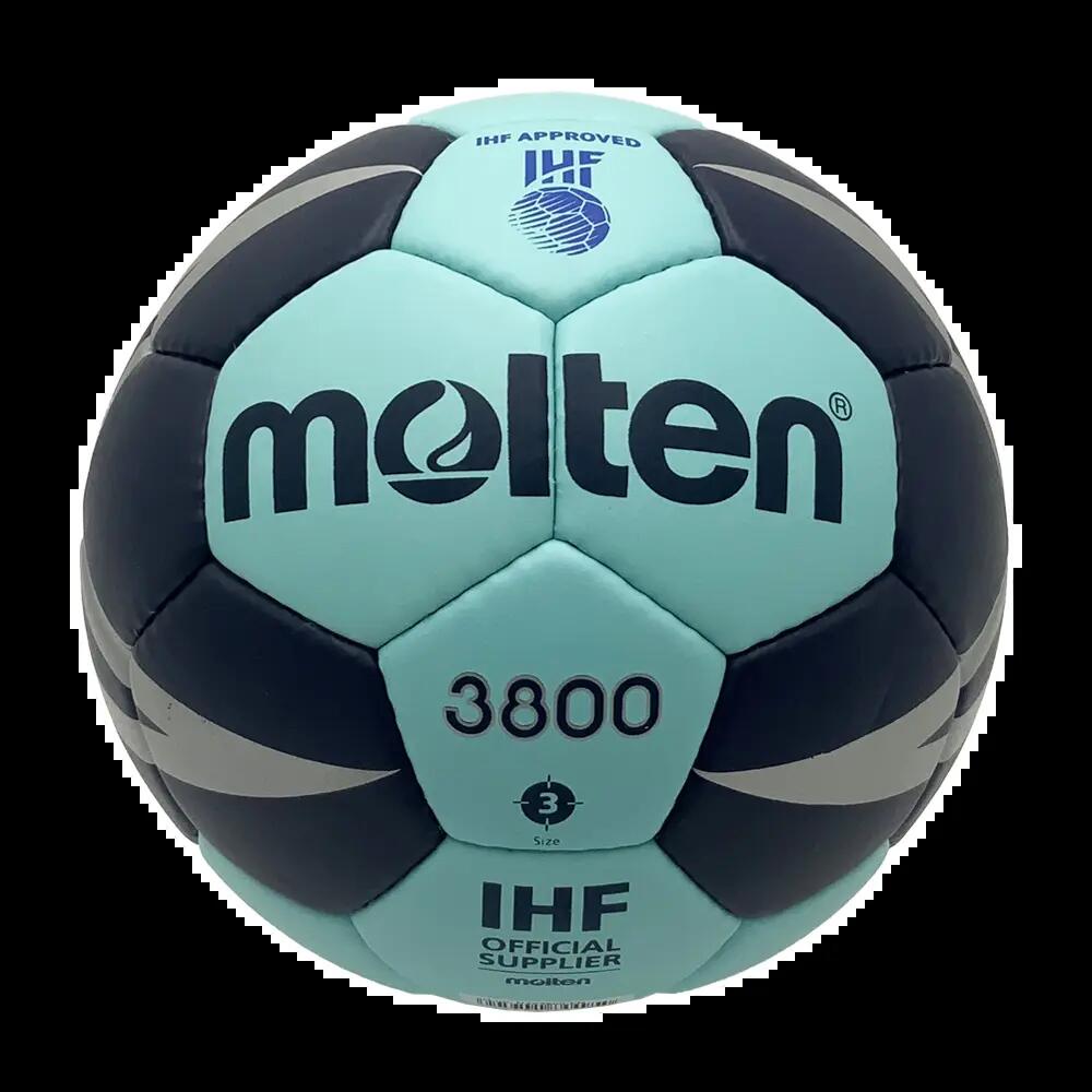 Pachet 6 mingi handbal Molten H3X3800, mărime 3, aprobat IHF +geantă transport 3/7
