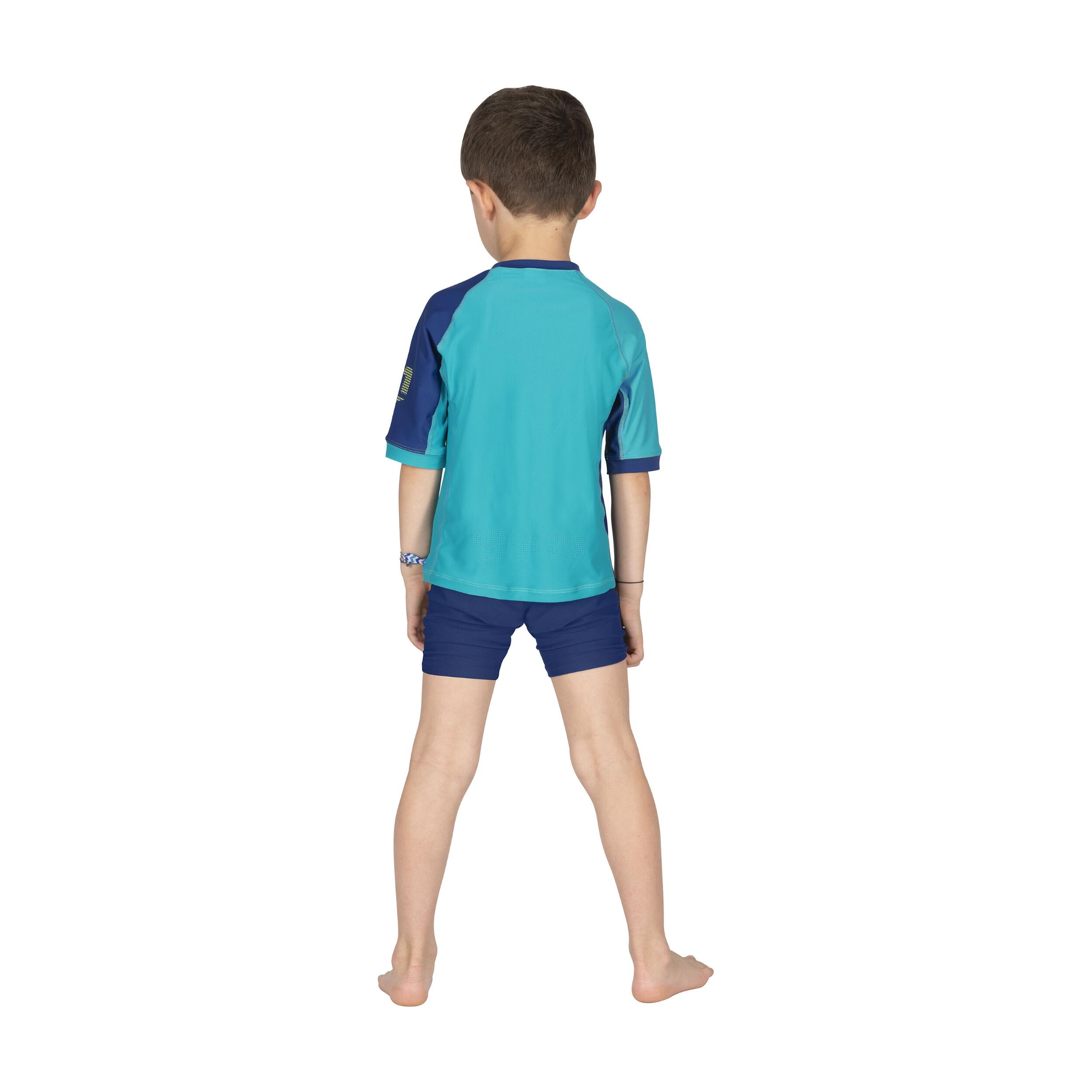Rash Guard Enfant Shield Manches Courtes Tissu Recyclé Séchage Rapide 2-7 Ans 2/3