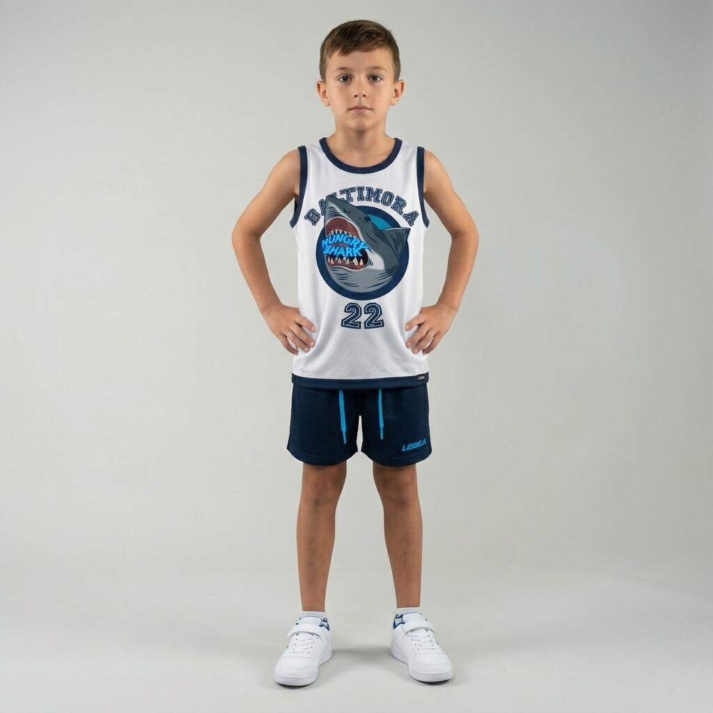 WHITE / BLUE