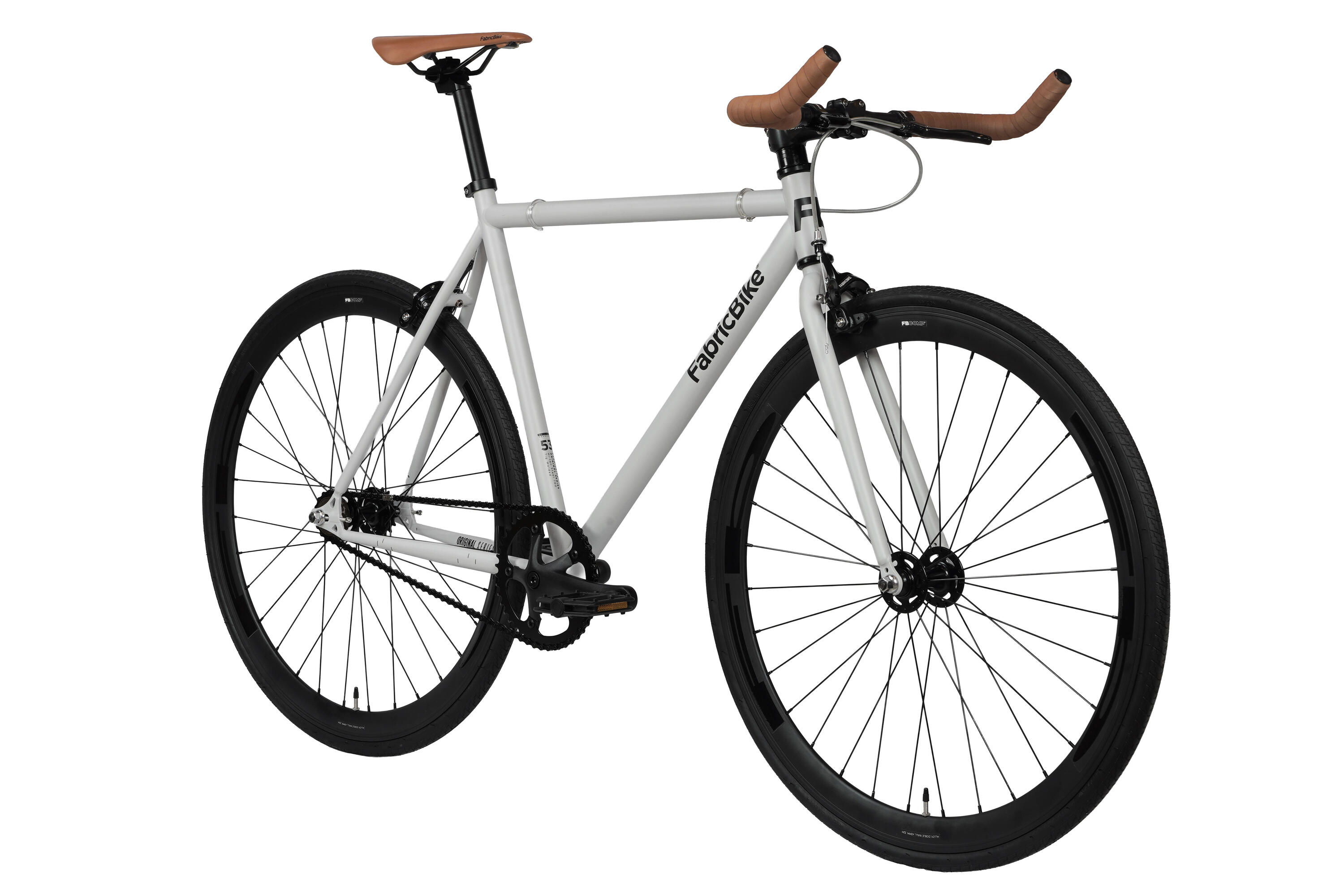 Fixiefiets Original Hi-Ten stalen frame 28" – Nardo Grey 2/7