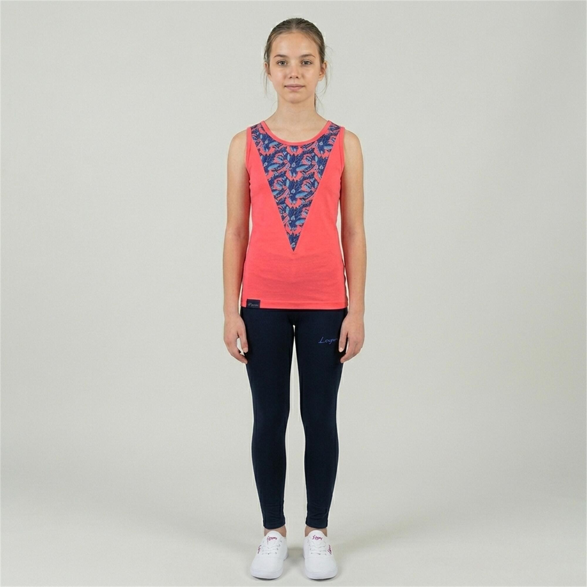 Femei Sport Completo Training Cotone Roz Închis-Albastru