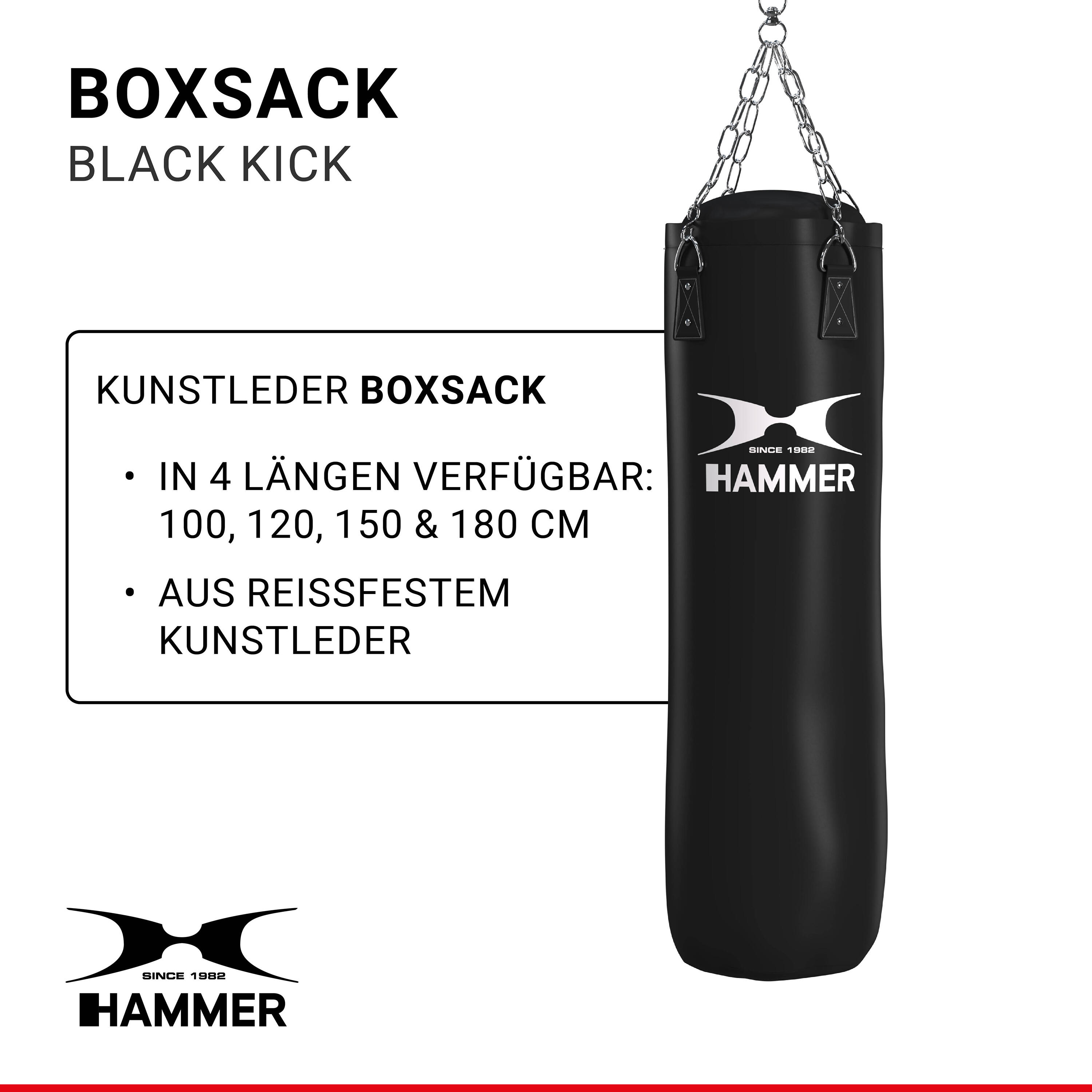 Saco de boxeo cuero sintético Hammer 3/7