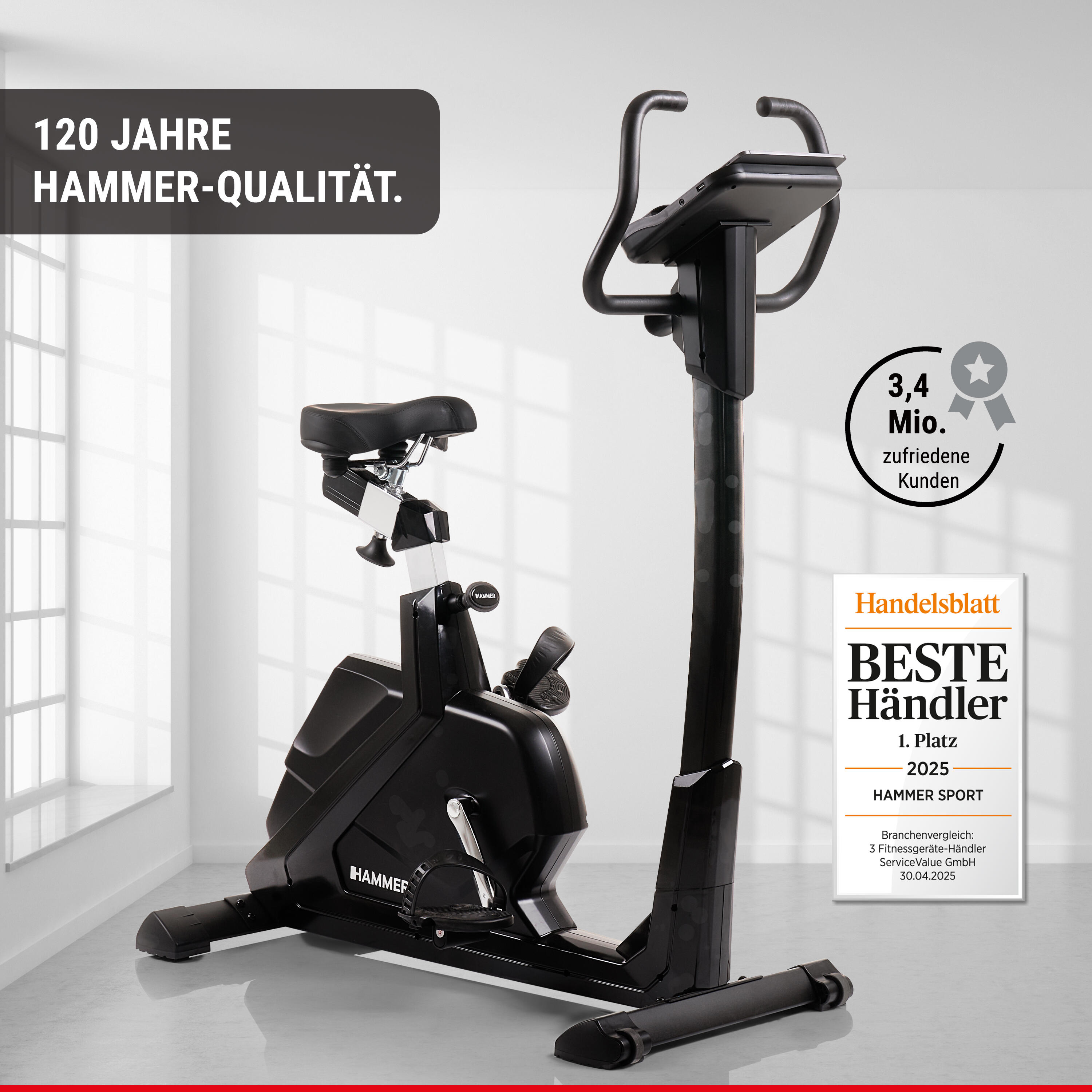 Bicicleta ergométrica Hammer VARON XTR II, con envío y montaje incluido 5/8