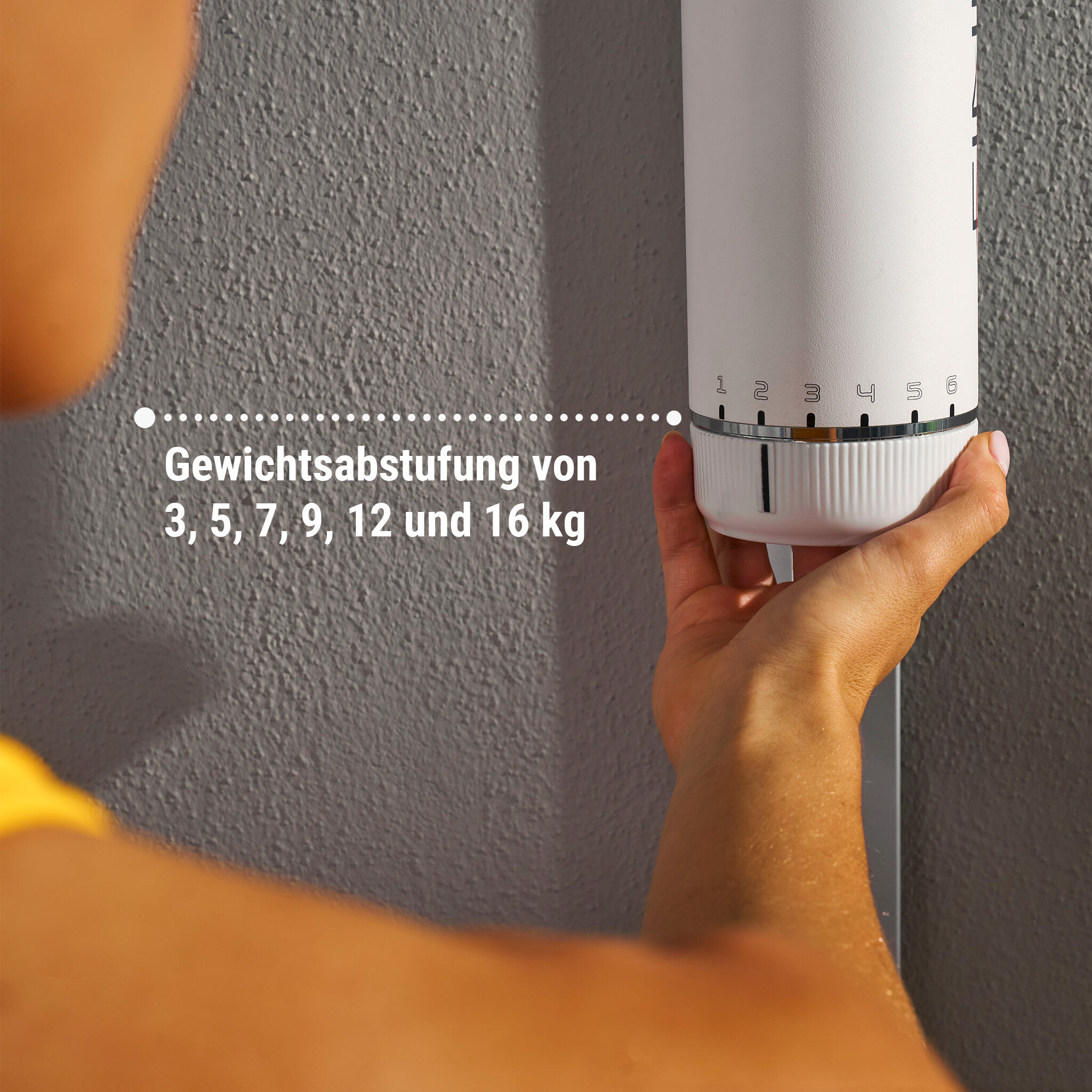 Entrenador de poleas de cable compacto con soporte pared Hammer 2/7