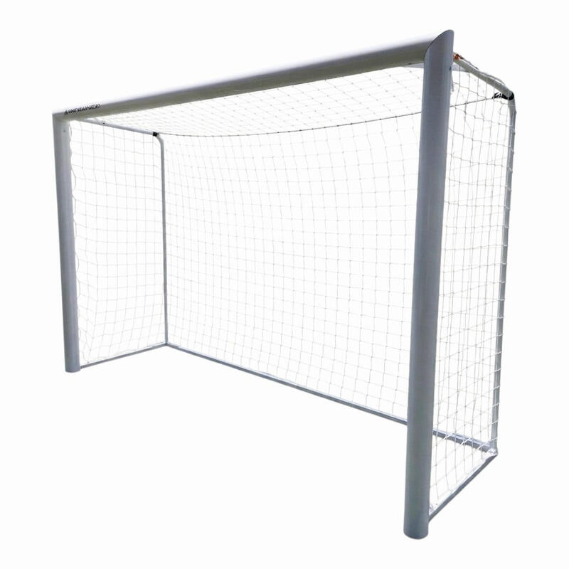 Poarta fotbal 3x2m mobila, aluminiu profil 120x100 mm, spate otel