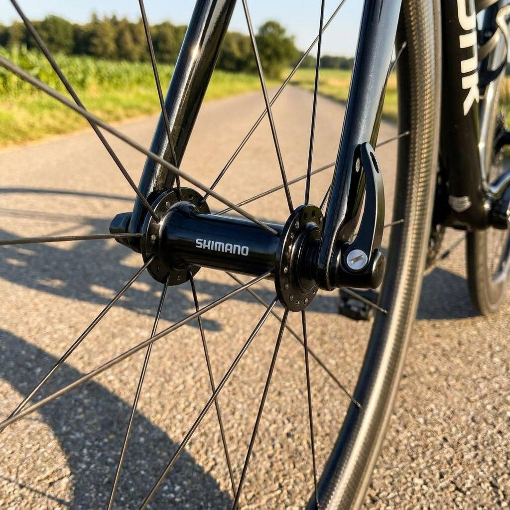 Moyeu avant SHIMANO HB-RS400 32 trous - 100 mm, noir 2/2