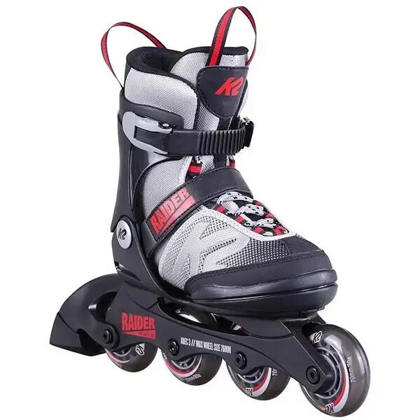 K2 Raider Kids Inline Skates - Grey - 32-37