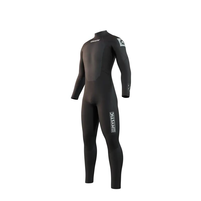 Mystic Star Fullsuit 4/3mm Bzip - Black 2/7