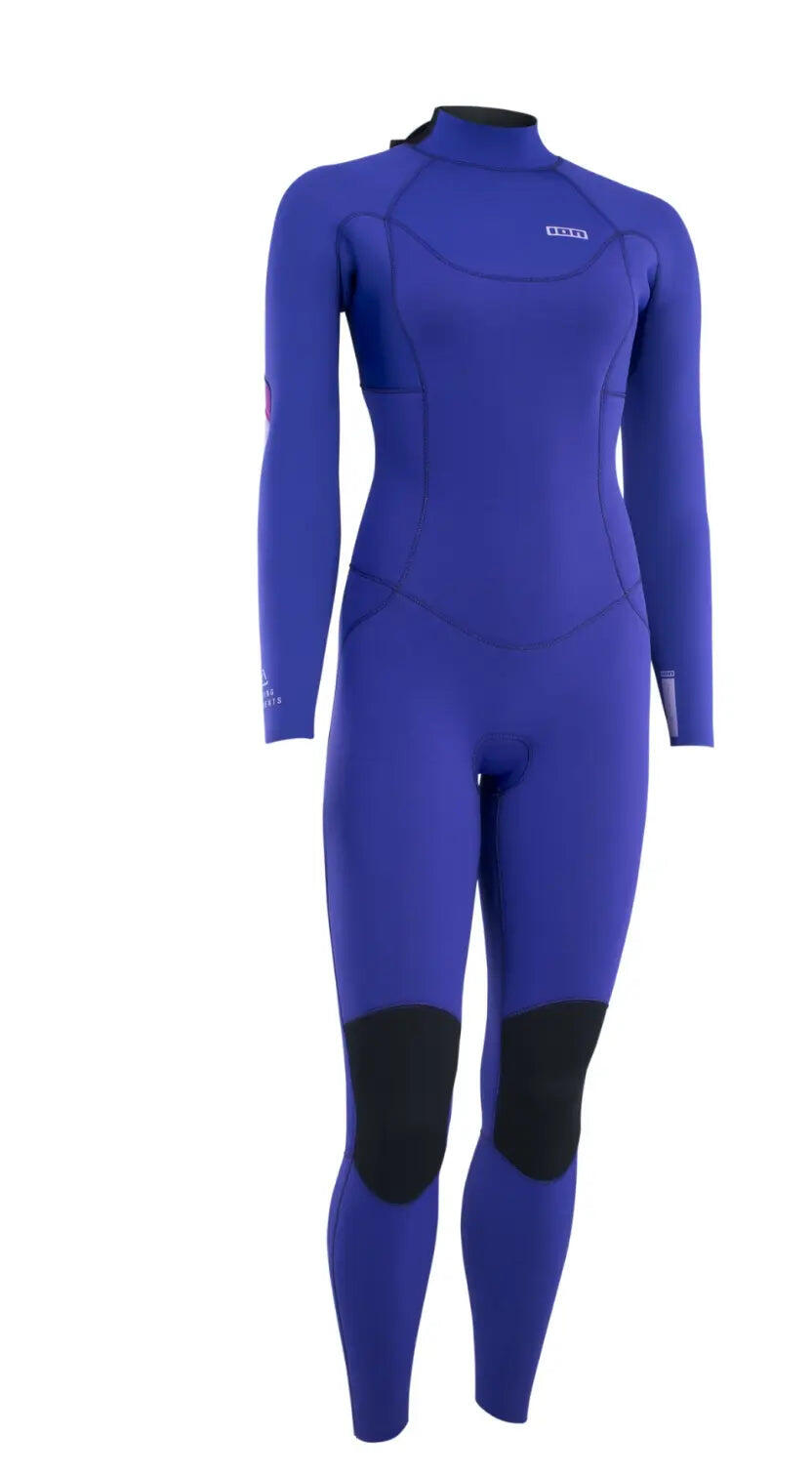 ION Wetsuit Element 4/3 Backzip Dames Concord Blauw 4/7