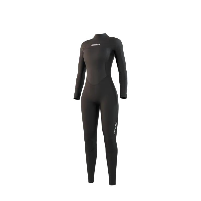 MYSTIC Star Wetsuit 3/2mm Backzipip Dames Zwart 5/7