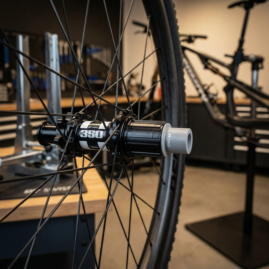 DT SWISS ombouwset achternaaf 142/12 mm Shimano Micro Spline Road zwart 2/2