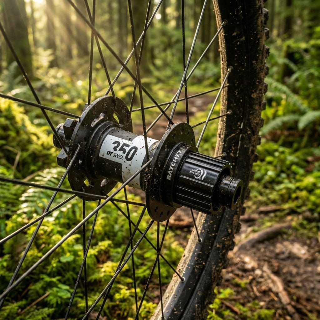 DT Swiss HR-Nabe 350 MTB DB 148/12mm TA Bo.,IS 6-b, 28L, Shim. 12 L. 2/3