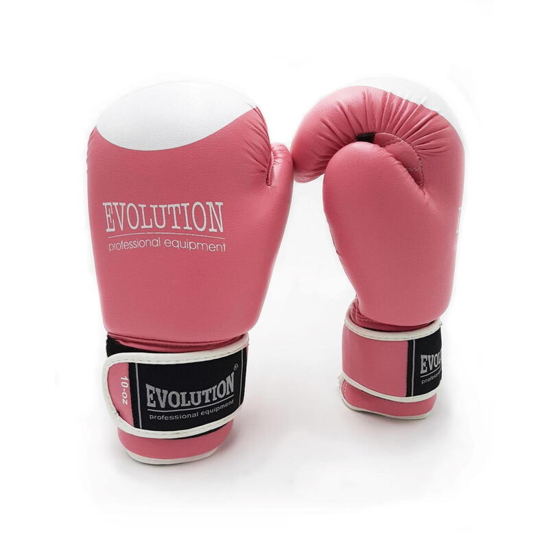 Rękawice bokserskie Evolution Professional Equipment Pro Pink