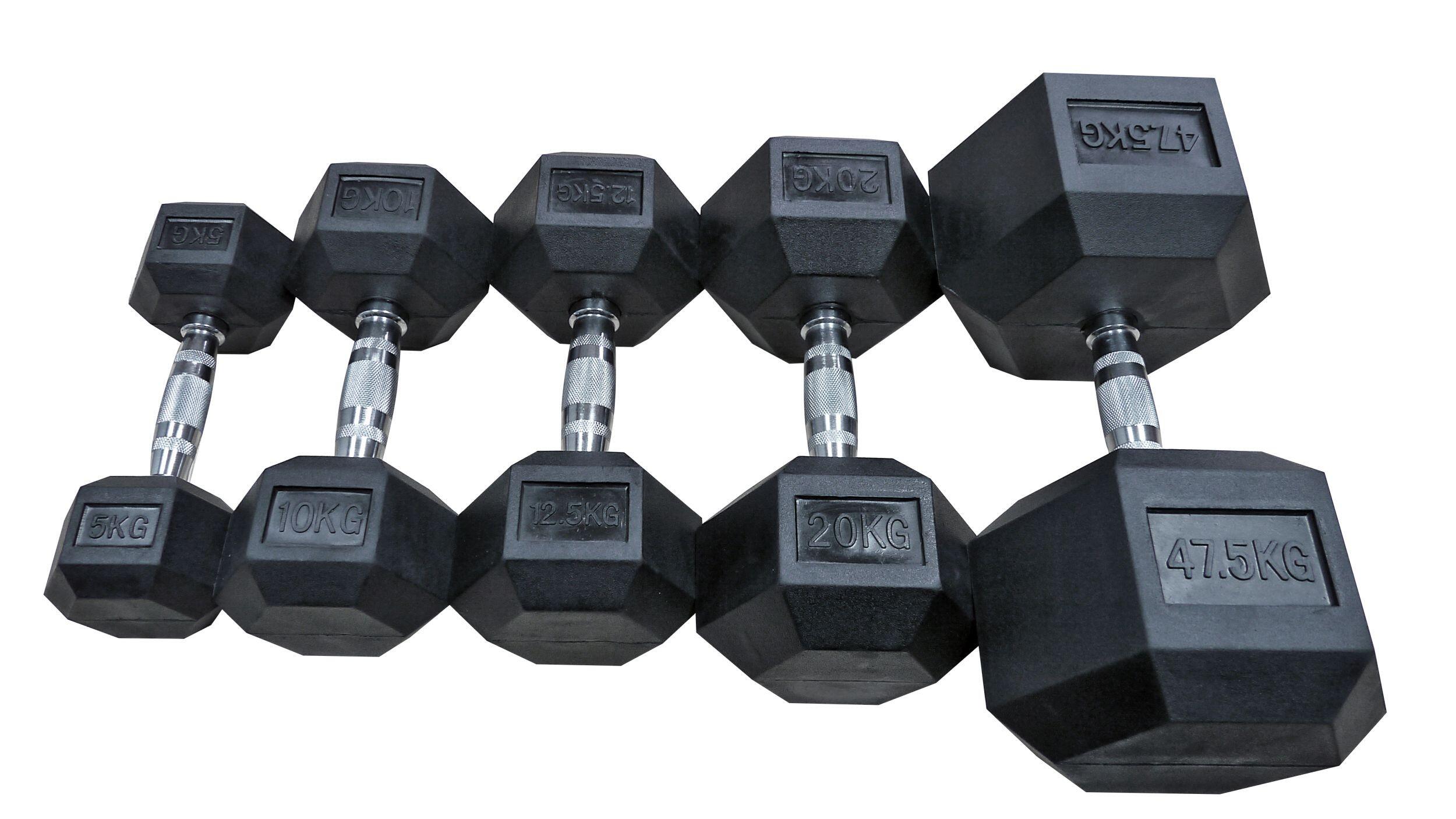 Bauer Fitness HEX rubberen halter 2/5