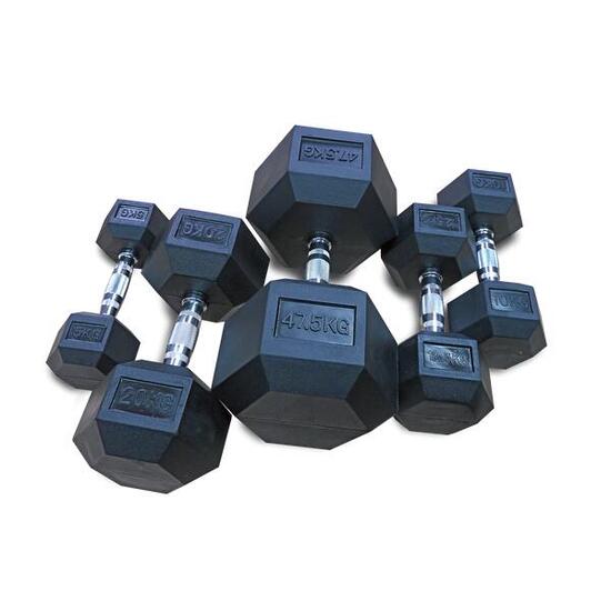 Manubrio gommato Bauer Fitness HEX