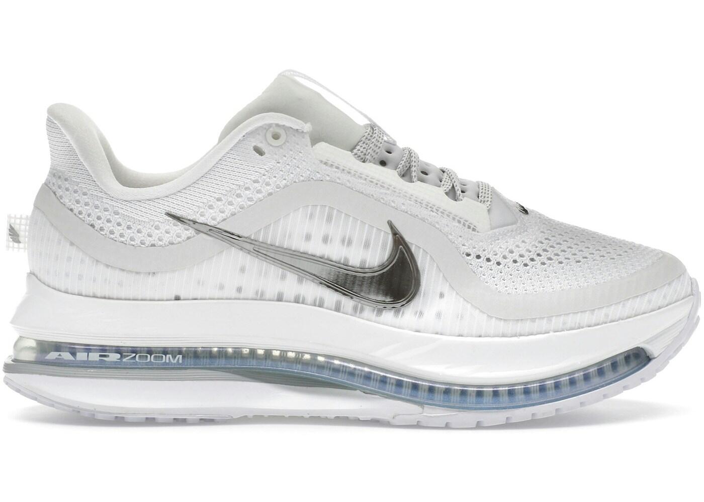 Nike Women's Pegasus Premium - weisse Sneakers mit Metallic Silver Akzenten 2/2