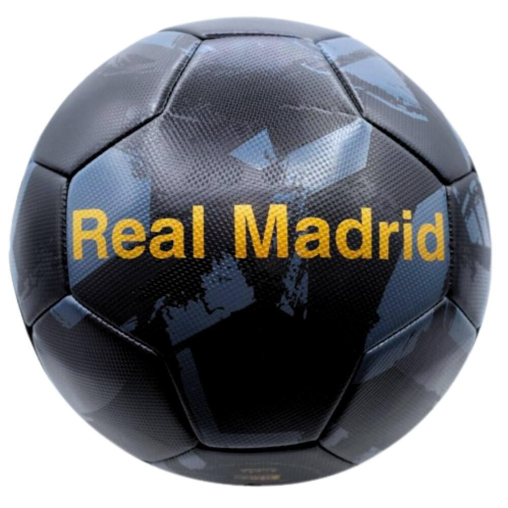 Balón Fútbol Real Madrid CF A0456469 Negro Talla 5 Duradero 5/5