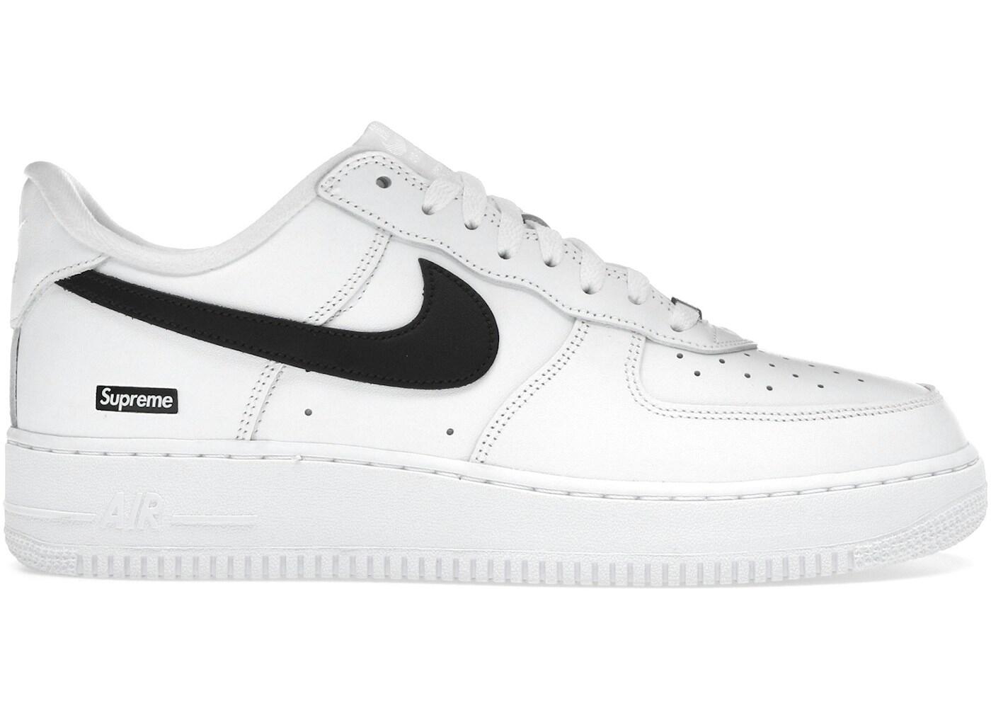 Nike Air Force 1 Low Supreme White Black 2/2