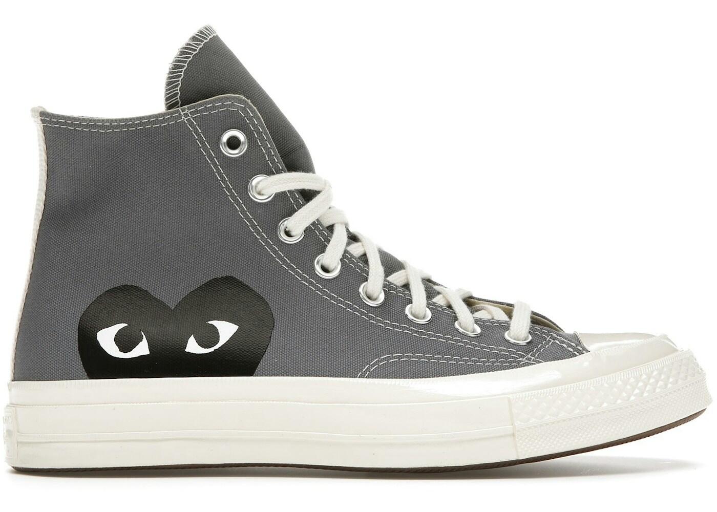 Converse Chuck Taylor All Star 70 Hi Comme des Garcons PLAY Grey 2/2