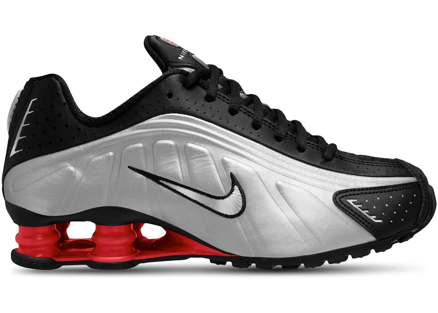Nike Shox R4 Damen Sneaker - Schwarz/Crimson 2/2
