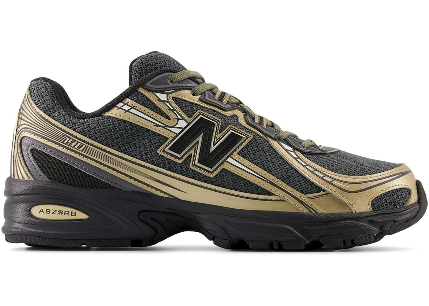 New Balance 740v2 Black Castlerock Gold Metallic 2/2