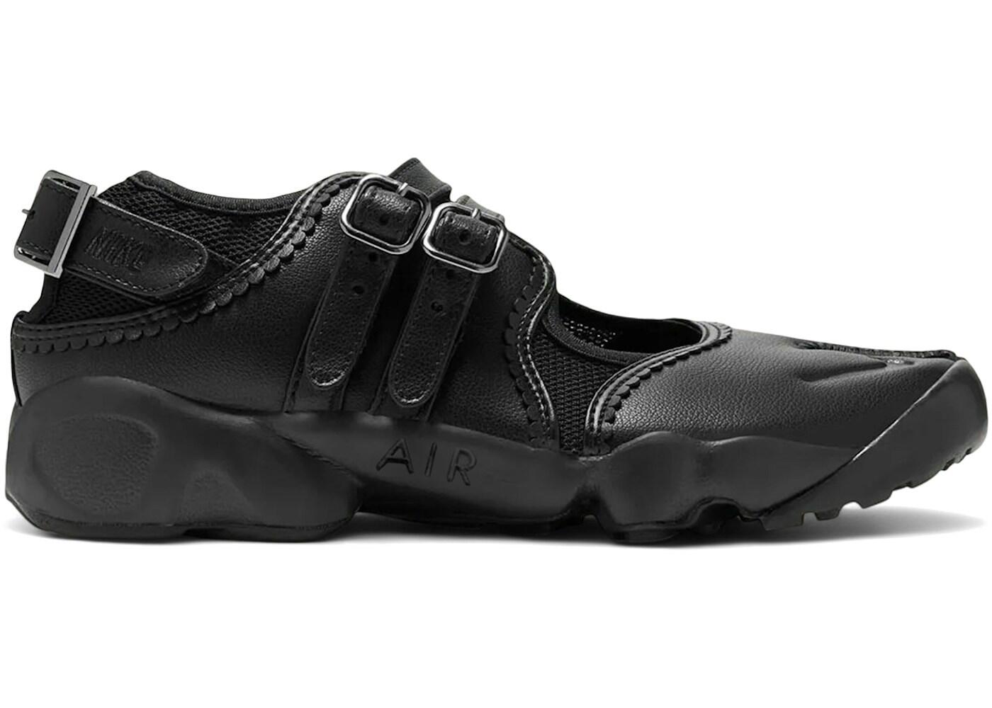 Nike Air Rift Triple Black Donna 2/2