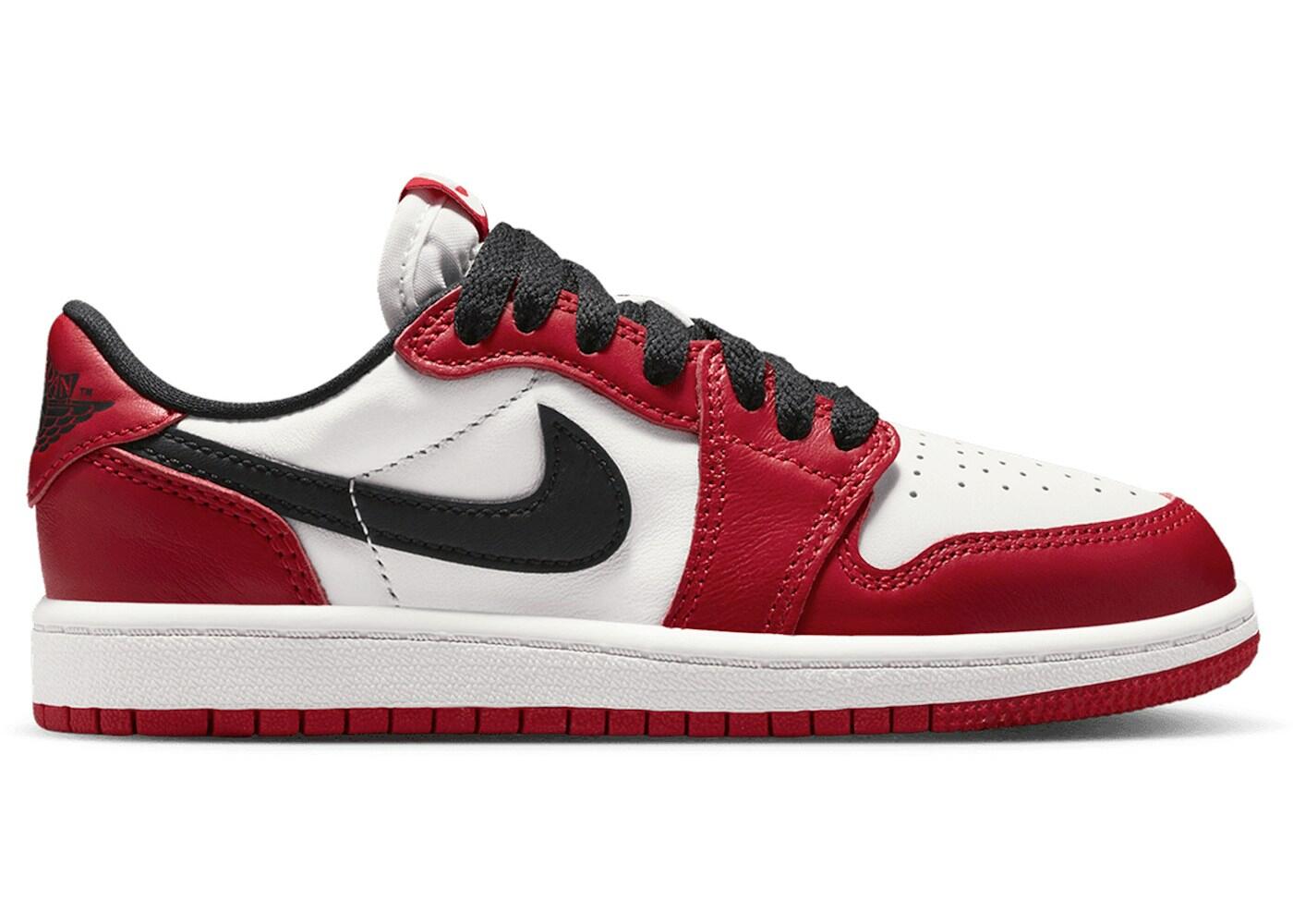 Jordan TD Air Jordan 1 Retro Low OG Chicago - Varsity Red / Black / Summit White 2/2