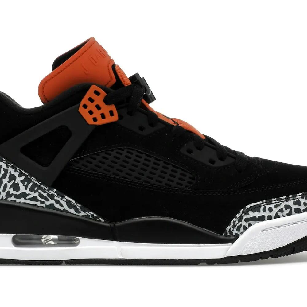 Jordan Spizike Low Safari - Low-top sneaker in Black and Orange