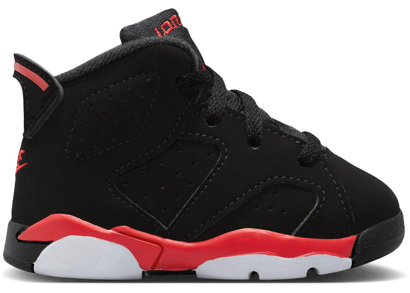 Jordan Air Jordan 6 Retro Reverse Infrared TD Noir / Light Crimson 2/2
