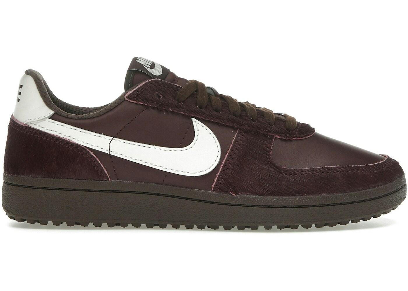 Nike Field General Donna - Scarpe da passeggio bordeaux e bianche 2/2