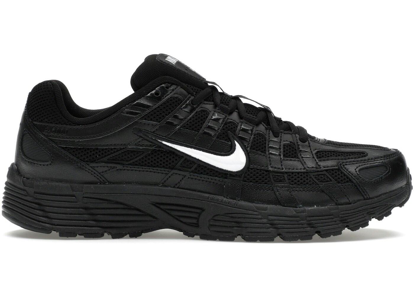 Nike P-6000 Black Black White 2/2
