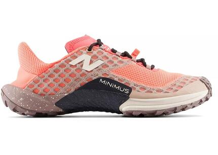 New Balance Minimus Trail Urgent Red Flat Tau Bisque