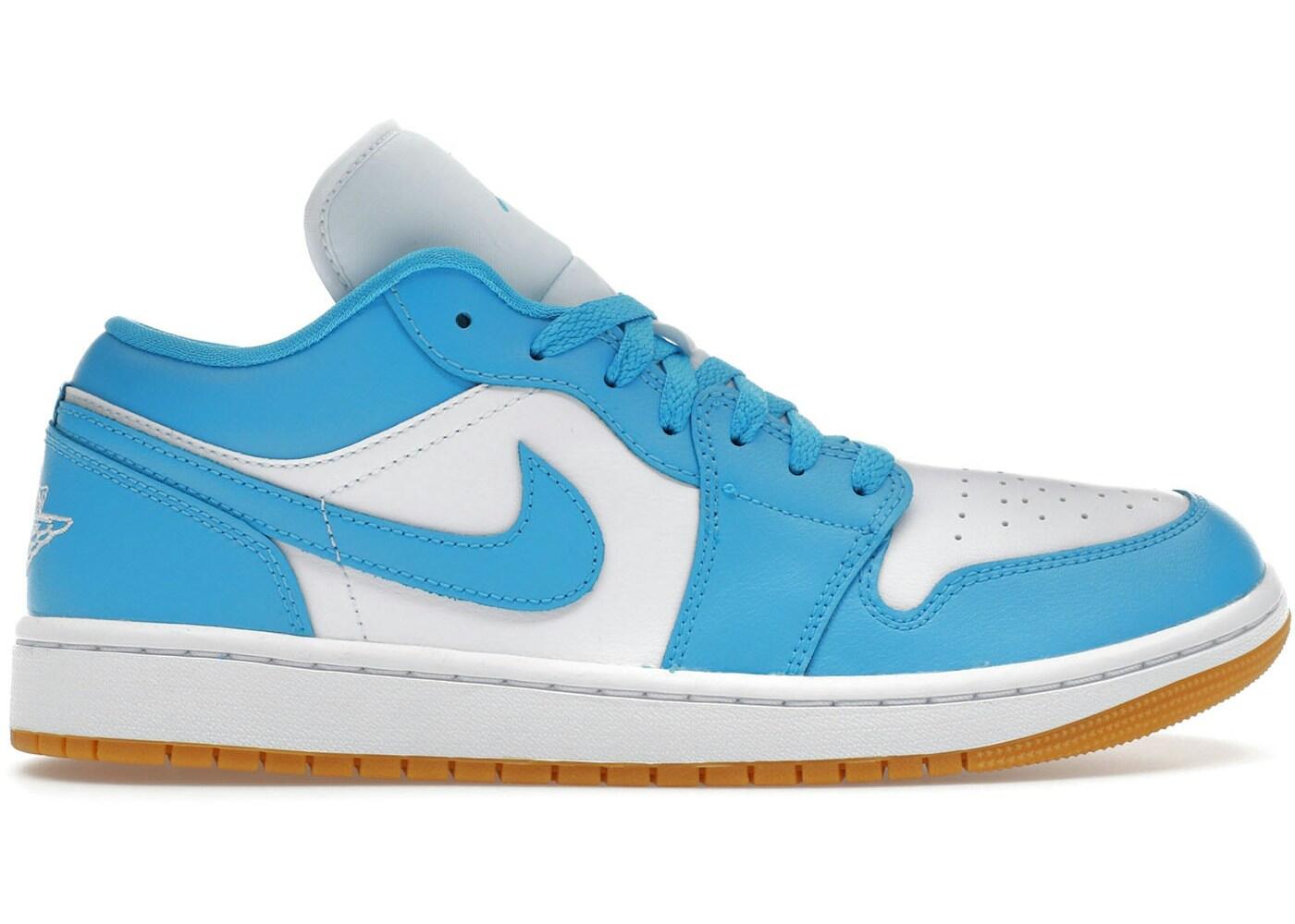 Jordan 1 Low Femme White Gum Light Brown Dark Powder Blue 2/2