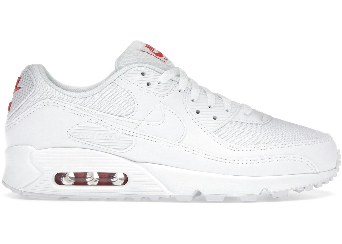 Nike Air Max 90 White Light Crimson 2/2