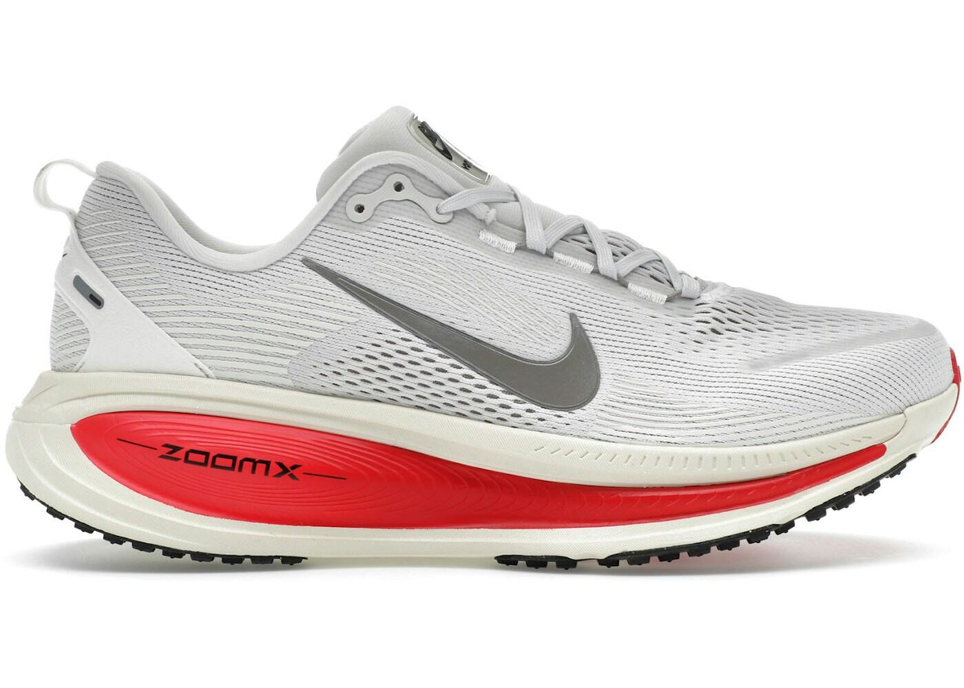 Nike Vomero 18 Platinum Tint Siren Red Light Smoke Grey Metallic Pewter 2/2