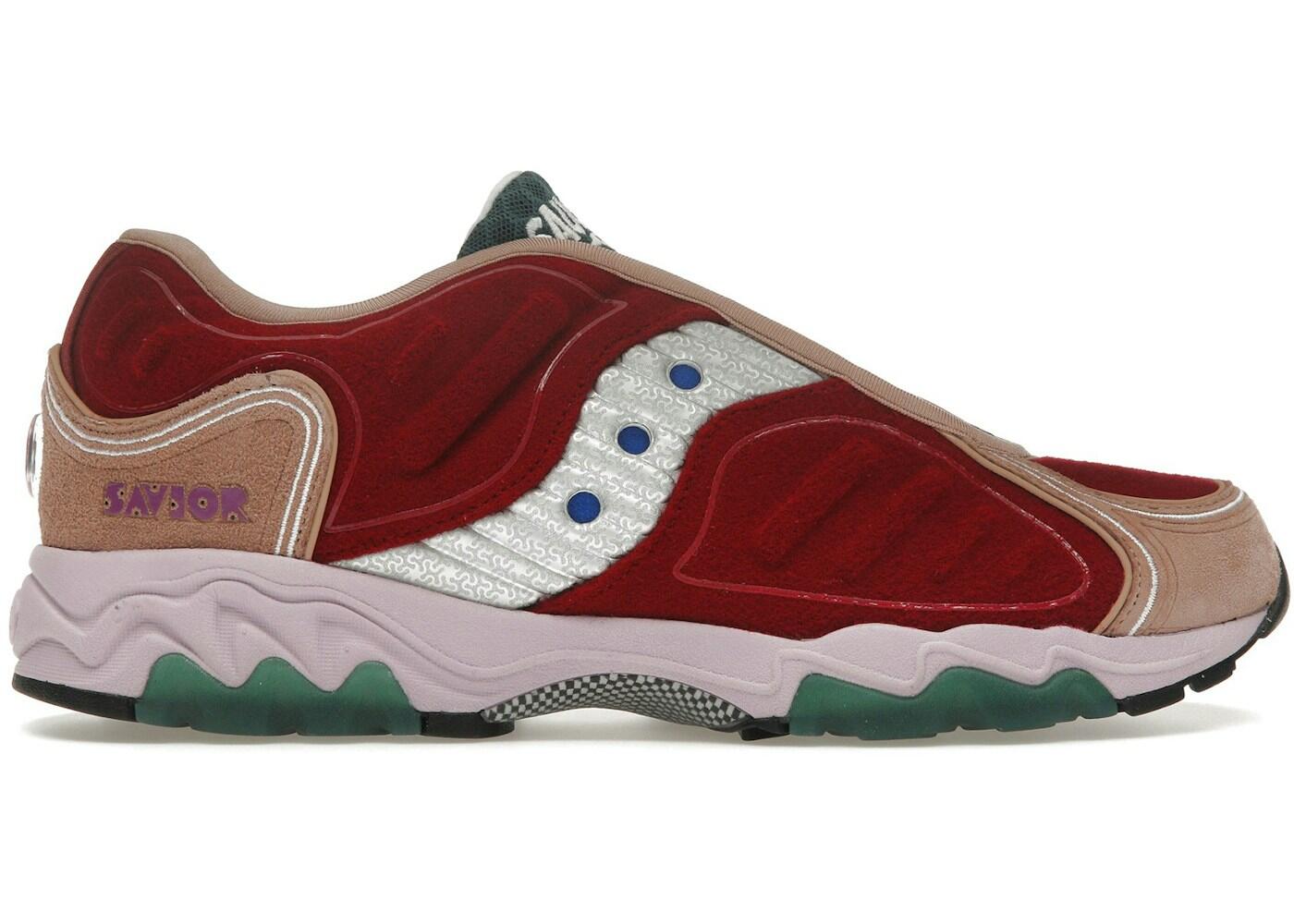 Saucony Matrix Jae Tips No Shoes In The House Burgundy 2/2