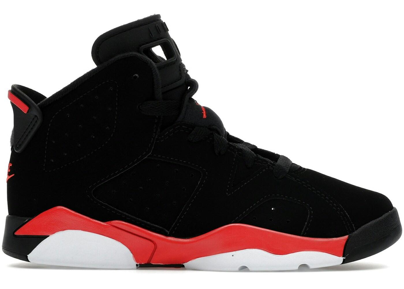 Jordan Air Jordan 6 Retro Reverse Infrared PS Kinder Black-Light Crimson 2/2