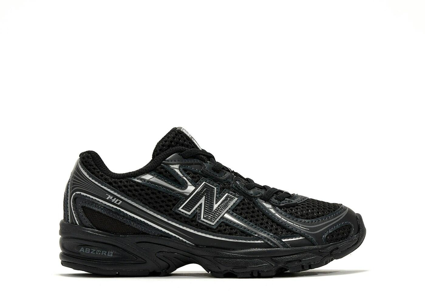 New Balance PZ740BM Kinder - Bungee Lace schwarz grau silber 2/2