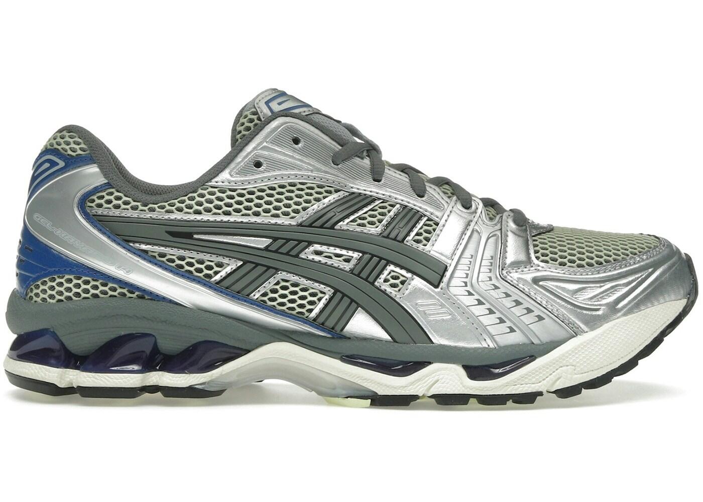 ASICS Gel-Kayano 14 Soft Yellow Asics Blue 2/2