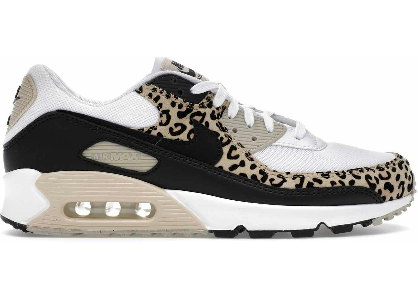 Nike Air Max 90 Damen Leopard Sanddrift Schwarz 2/2