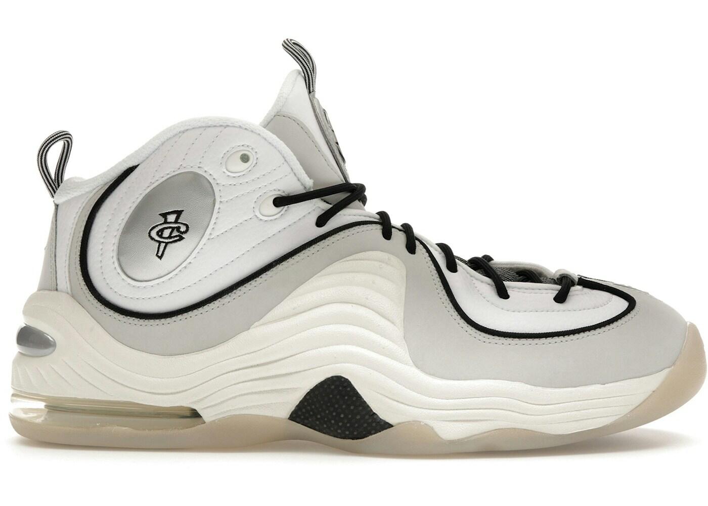 Nike Air Penny 2 Sneakers, pelle, alto, Black/Sail/Photon Dust 2/2