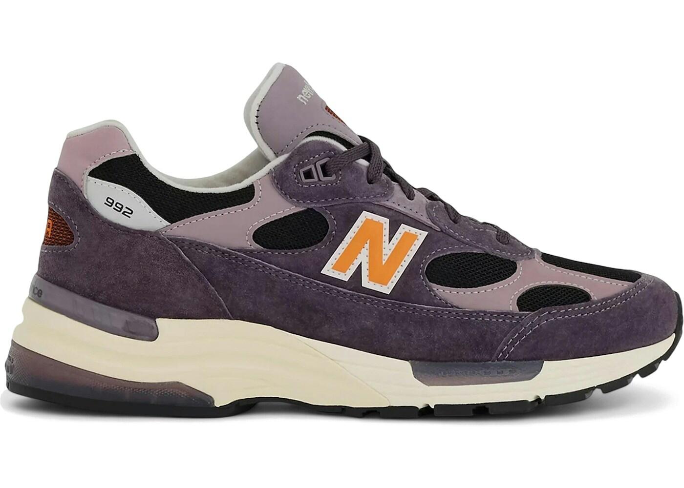New Balance 992 MiUSA Dark Ice Wine Black 2/2
